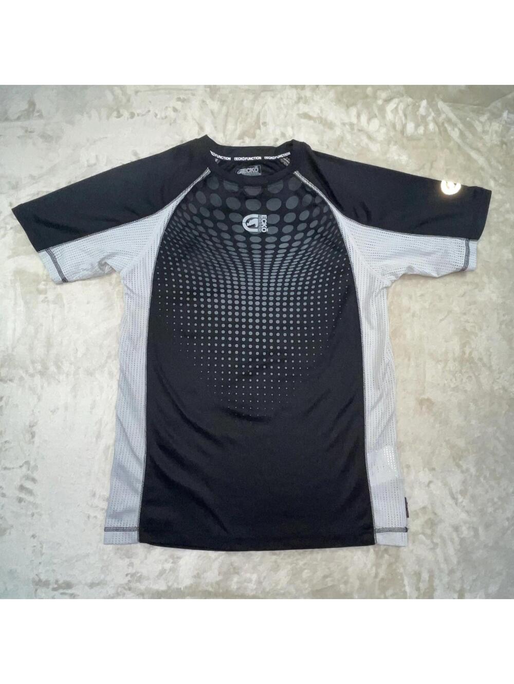 Ecko Function Men’s Workout Activewear Moisture Wick T-Shirt Black/White Size S